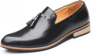 Men's Loafers Leather Wedding Party Dress Shoes