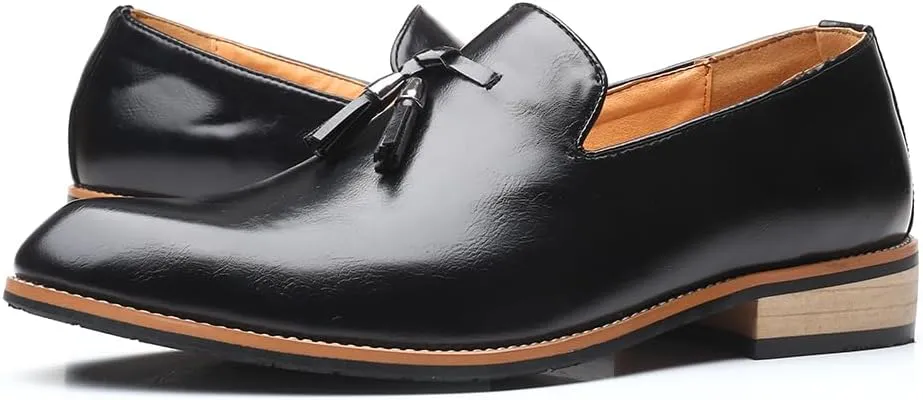 Men's Loafers Leather Wedding Party Dress Shoes