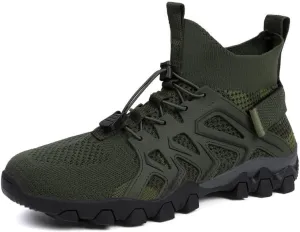 Mens Water Shoes Breathable Hiking Water Shoes Quick Drying Sports Aqua Barefoot Shoes Anti-Slip Climbing Shoes Outdoor Fishing Shoes