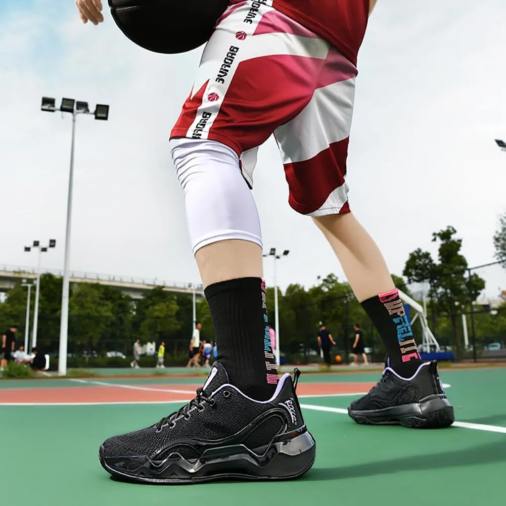 Mens Womens Basketball Shoes Breathable Non Slip Comfortable Unisex-Adult Outdoor Sport Shoe for Couples