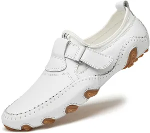 mitvr Men??s Casual Leather Loafers Shoes Penny Loafers Moccasin Flats Boat Shoes