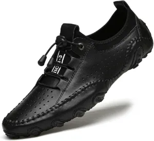mitvr Men??s Casual Leather Loafers Shoes Penny Loafers Moccasin Flats Boat Shoes