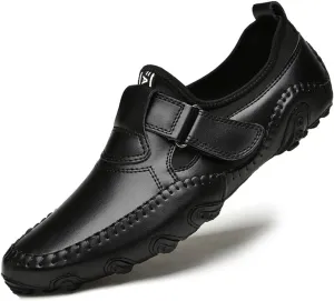 mitvr Men??s Casual Leather Loafers Shoes Penny Loafers Moccasin Flats Boat Shoes