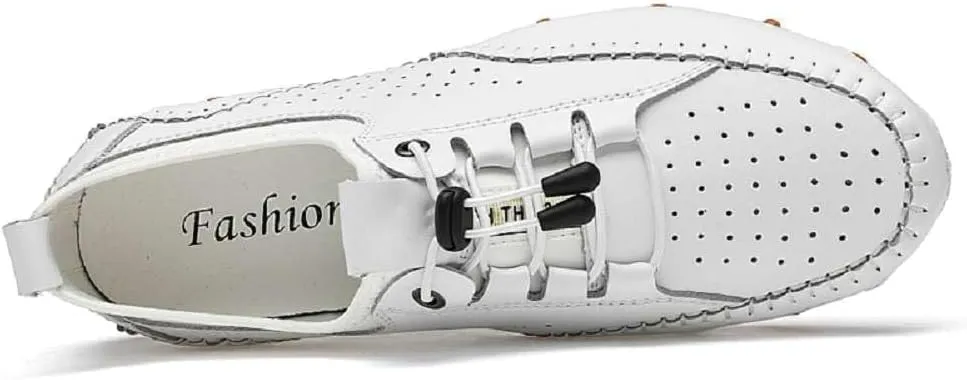 mitvr Men??s Casual Leather Loafers Shoes Penny Loafers Moccasin Flats Boat Shoes