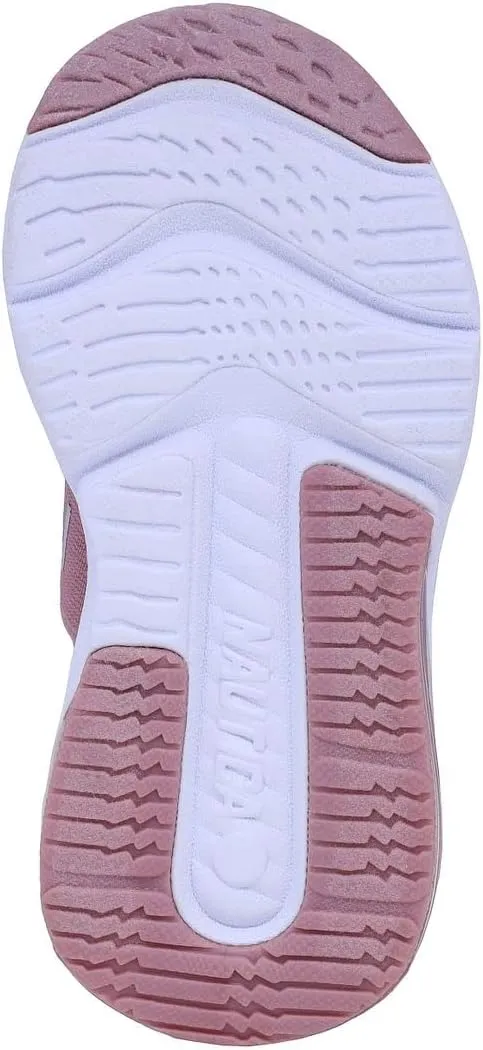 NAUTICA Kids Boys Girls Air Bubble Sneaker Athletic Running Shoe with Strap/Bungee (Toddler/Little Kids)