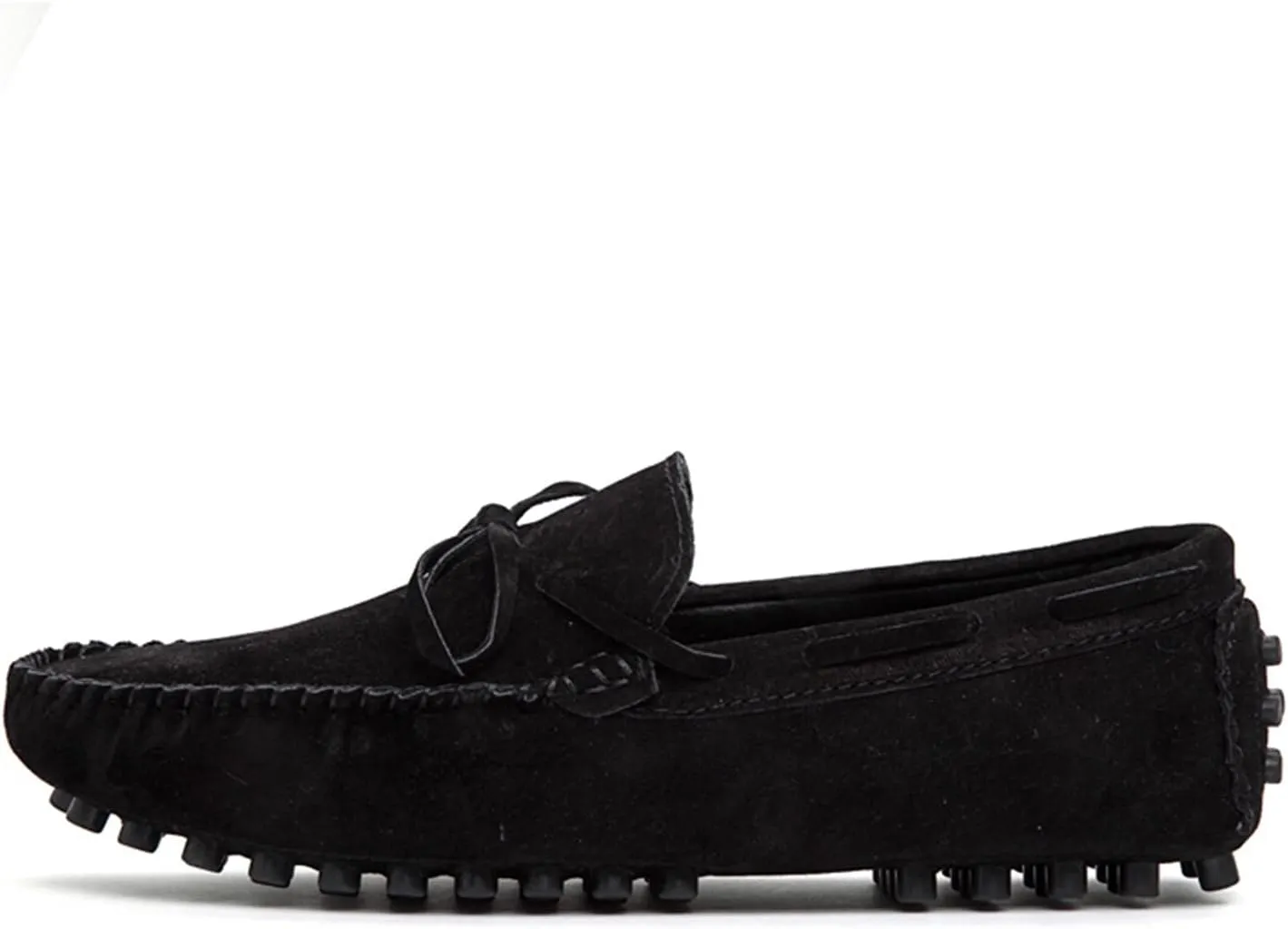 New Mens Loafers Shoe Lined Option Deck Shoes Genuine Leather Suede Vamp 1-eye Round Toe Lightweight Comfortable Resistant Flexible Party Casual Slip On