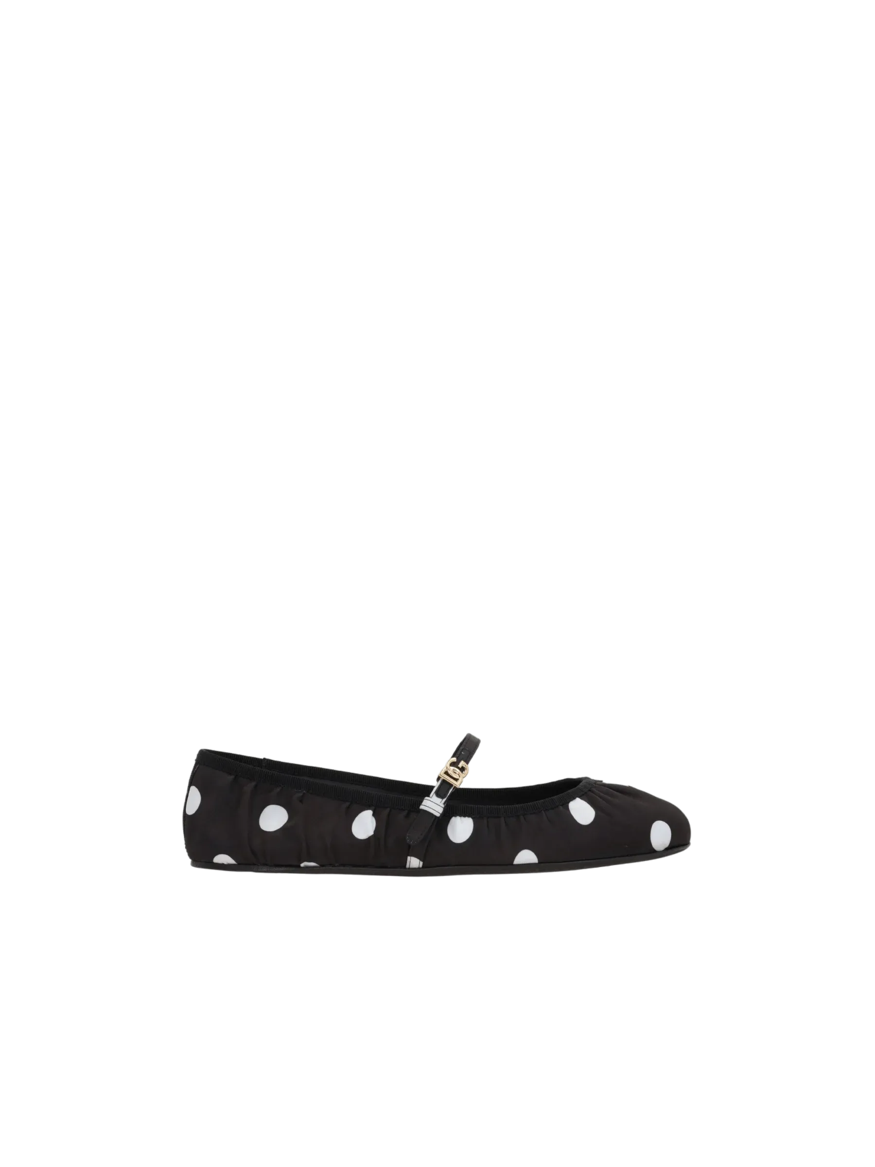 Odette Polka-Dot Satin Ballerinas