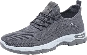Orthopedic Sneakers for Women Summer Comfortable Slip On Soft Sole Walking Shoes Lightweight Breathable Mesh Color Block Workout Tennis Shoes with Arch Support