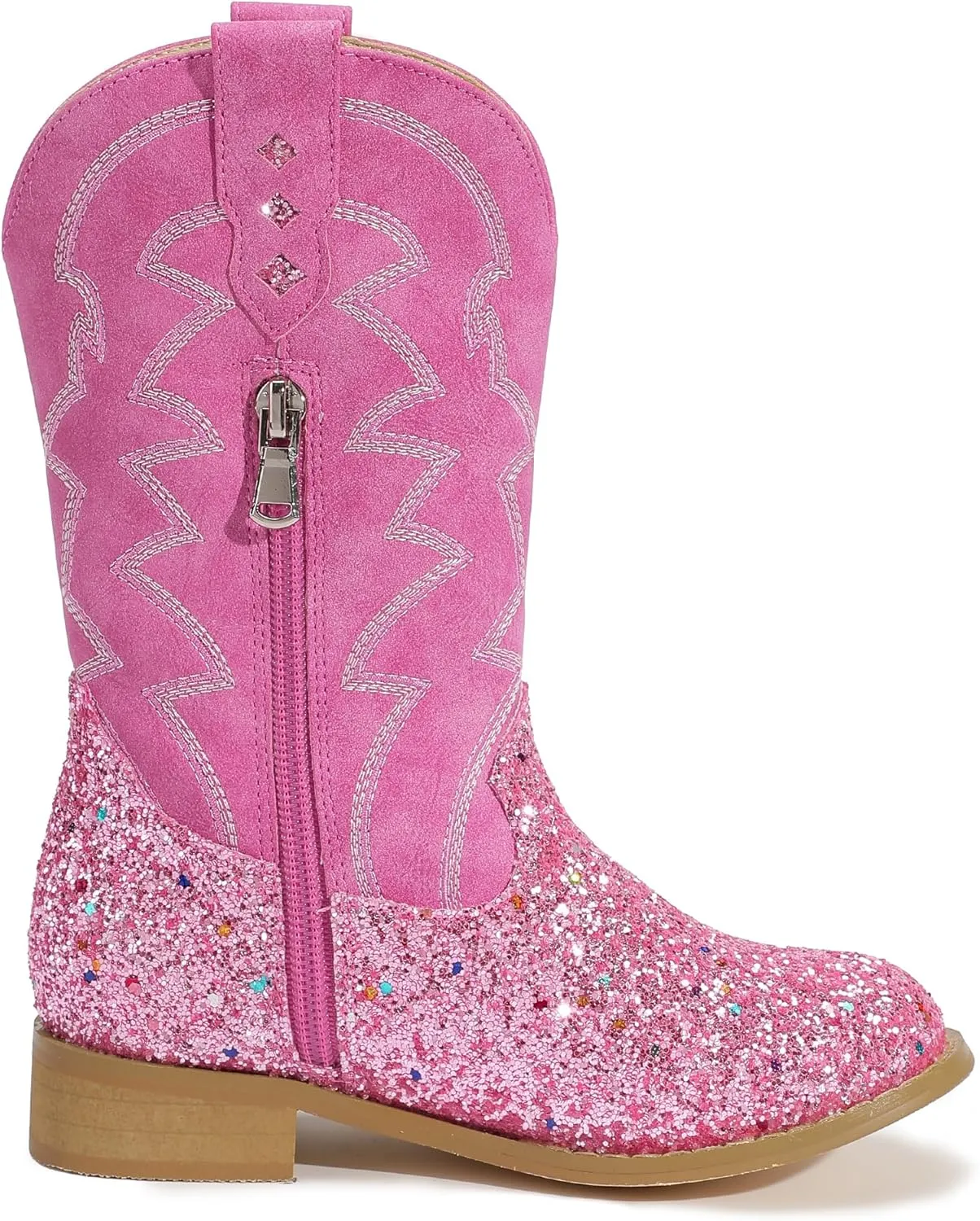 PANDANINJIA Girls Cowgirl Cowboy Boots