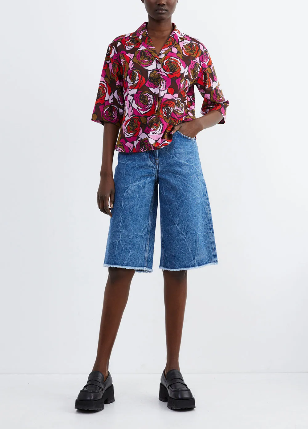 Pinel Denim Bermuda Short