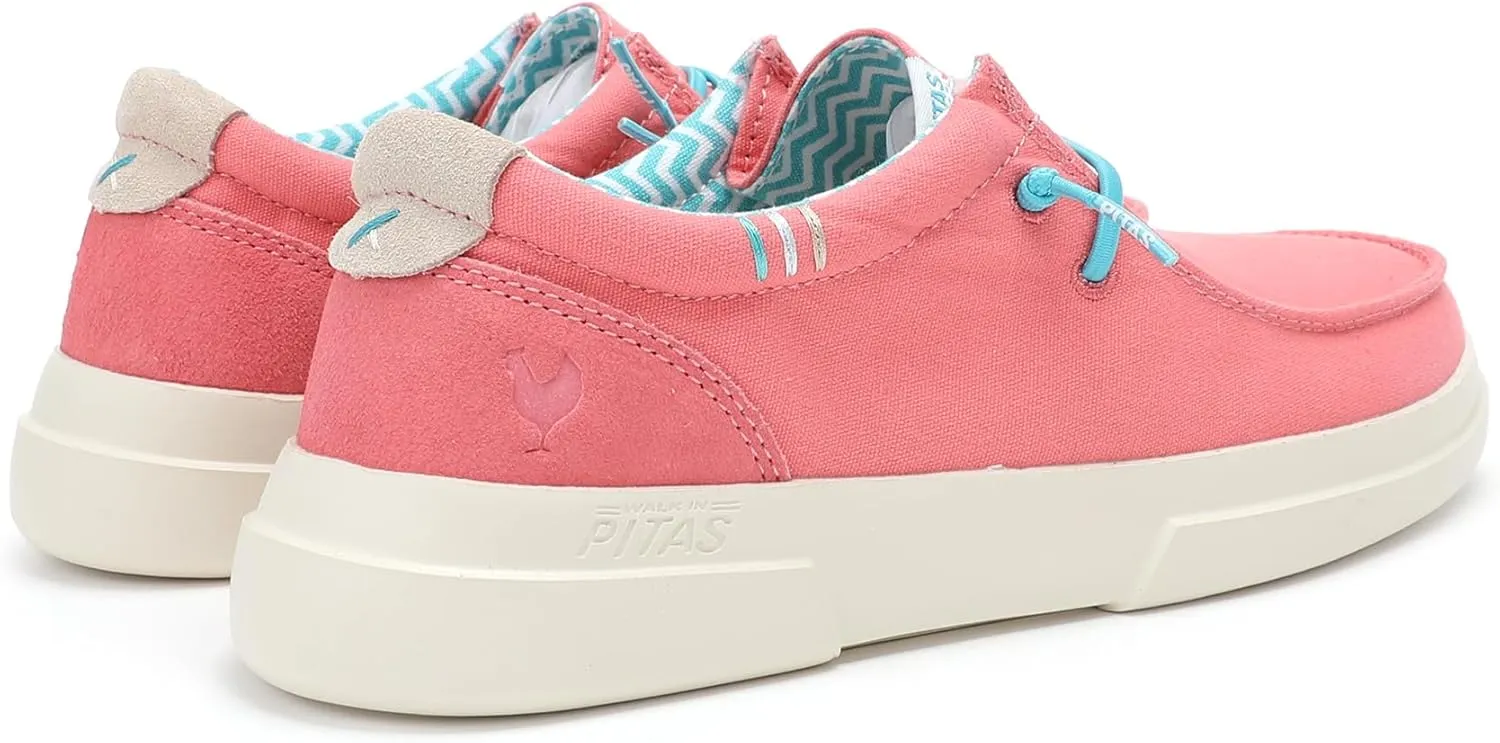 PITAS Sirmione Loafers for Women | Comfortable Casual Shoes | Women??s Ultralight Slip-On Shoes | Coral