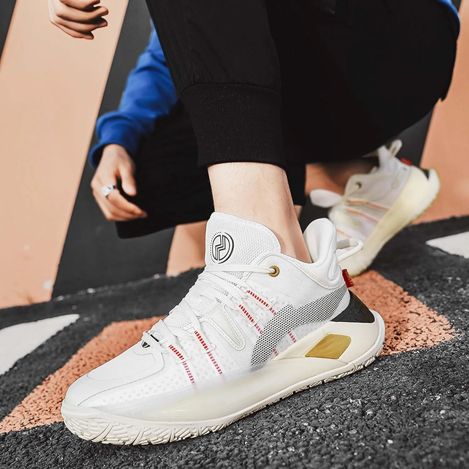 Professional Basketball Shoes Couple Fashion Running Sneakers Wearable Cushioning Youth Basketball Shoes
