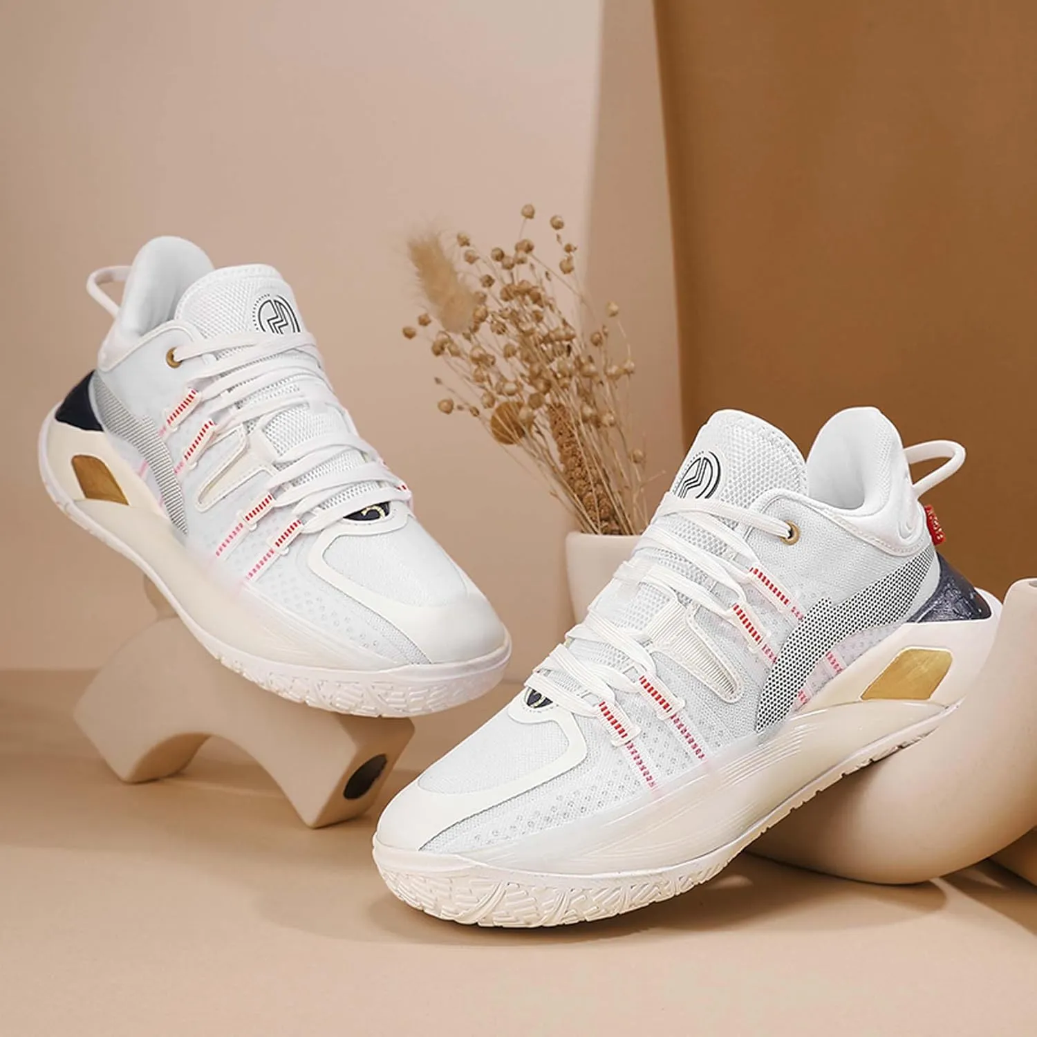 Professional Basketball Shoes Couple Fashion Running Sneakers Wearable Cushioning Youth Basketball Shoes