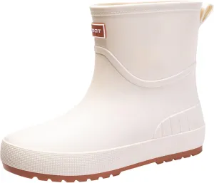 Rain Boots for Women Waterproof Anti-Slipping Rain Boots Garden Shoes Outdoor Work Boot for Hunting Gardening Farming