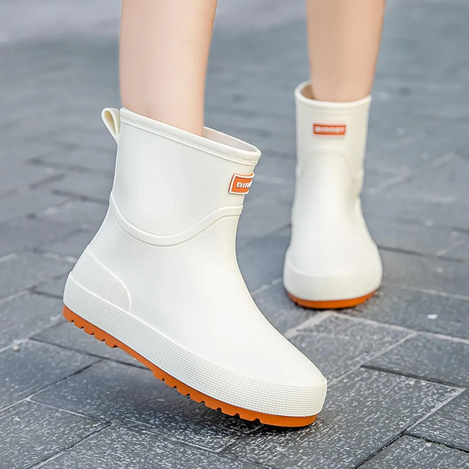 Rain Boots for Women Waterproof Anti-Slipping Rain Boots Garden Shoes Outdoor Work Boot for Hunting Gardening Farming
