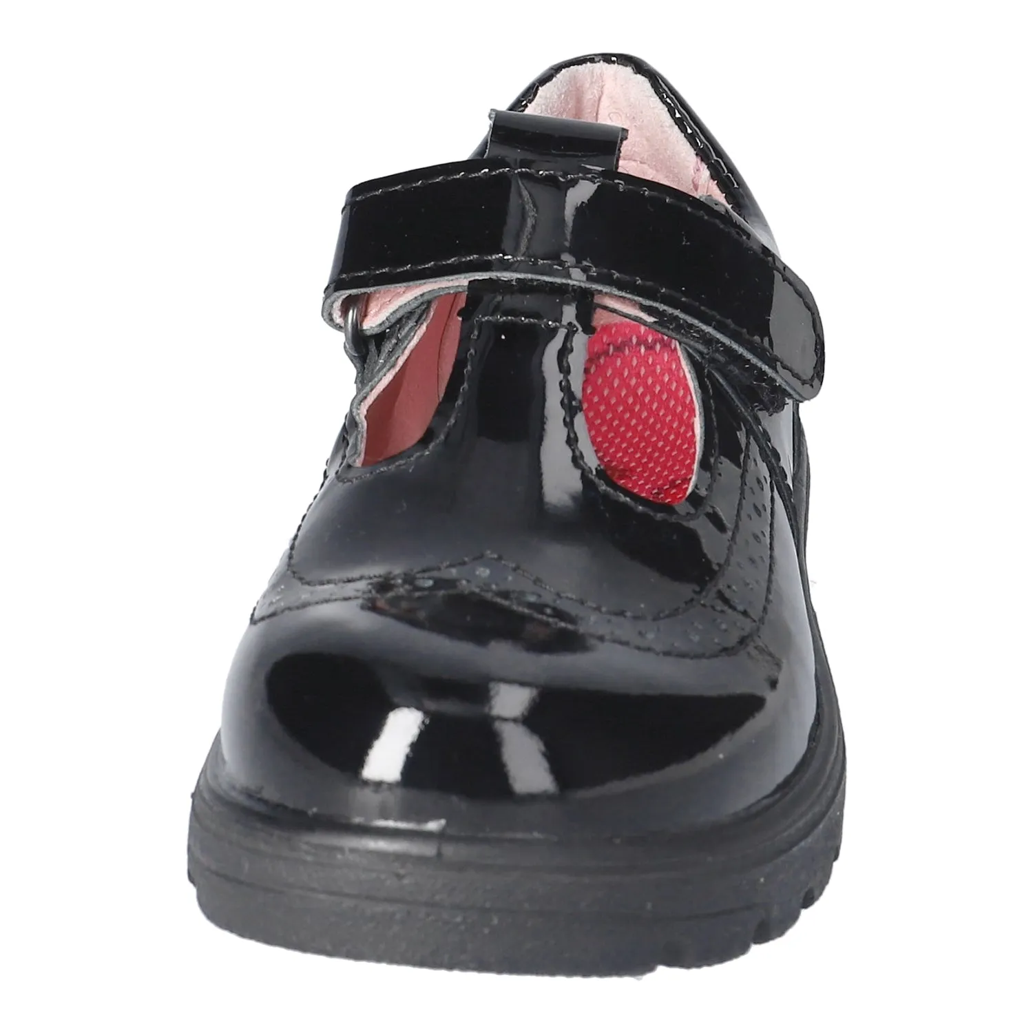 Ricosta School Shoes | Amanda | Velcro T-Bar shoe | Black Patent