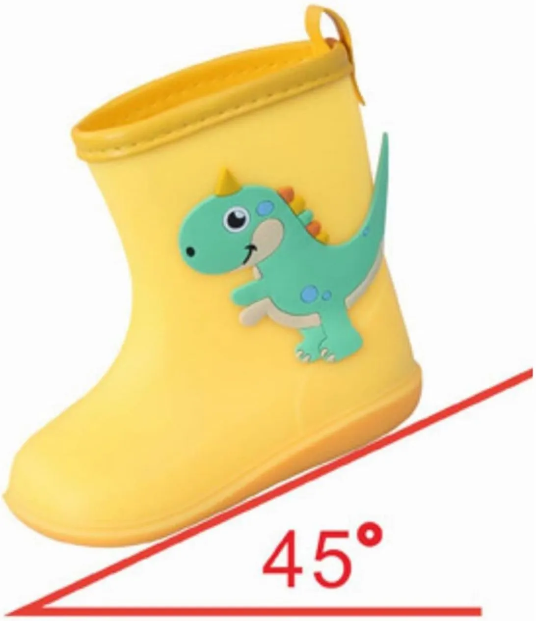 sfdgfhyf Toddler Rain Boots aterproof, Baby Kids Short Rubber Rain Shoes Lightweight for Boys Girls Small Children Baby