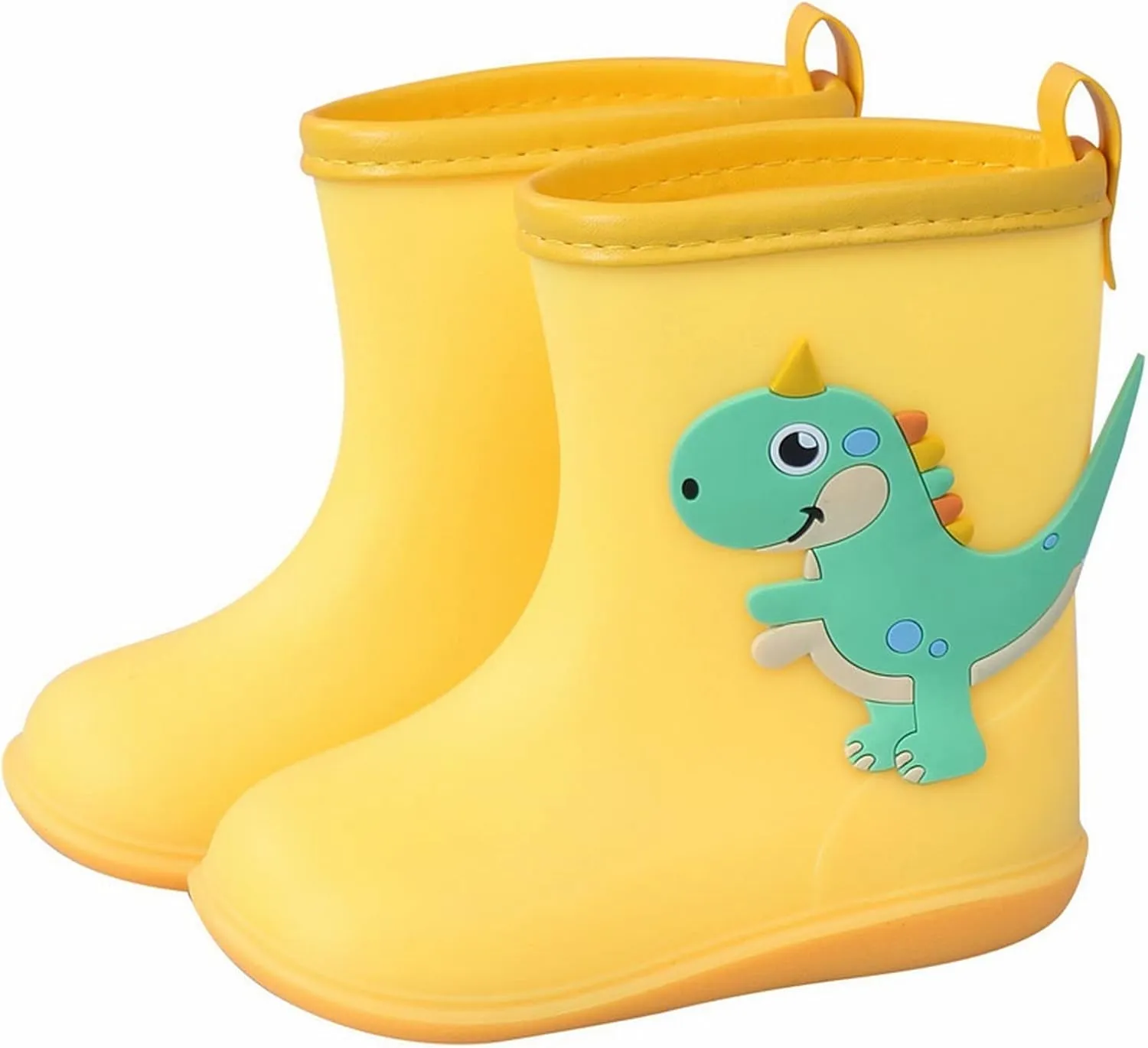 sfdgfhyf Toddler Rain Boots aterproof, Baby Kids Short Rubber Rain Shoes Lightweight for Boys Girls Small Children Baby
