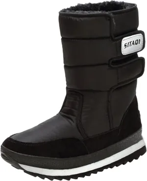 Size 12.5 Winter Boots Women Snow Boots for Women Waterproof Wide Width Fur Boots for Women Waterproof Boots for Women Womens Wide Toe Snow Boots Prime of Day Deals