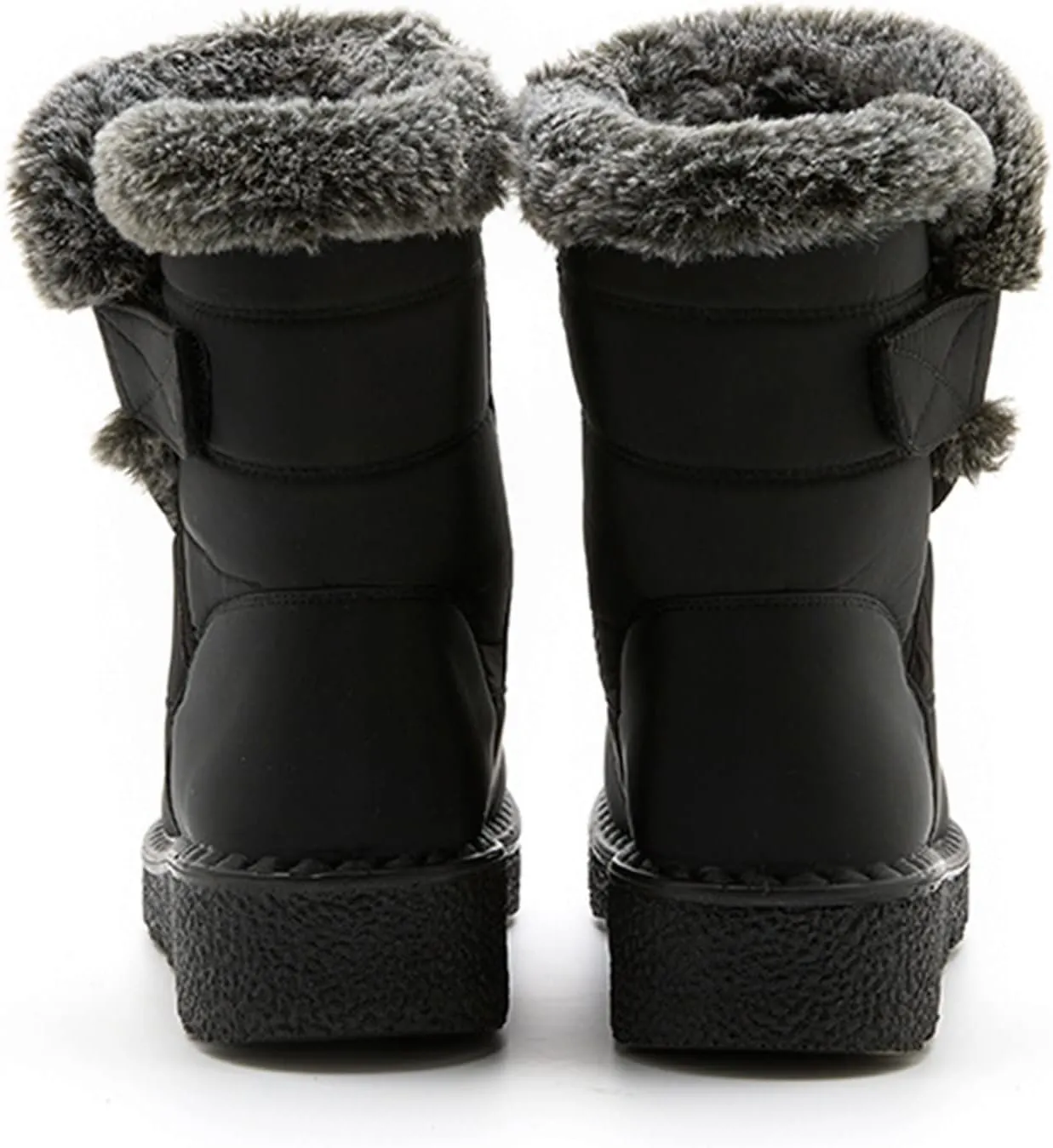 Snow Boots for Women Wide Width Snow Boots for Women Waterproof Size 11 Warm Winter Boots Women Brown Winter Boots for Women Leather Botas Negras Para Mujer Invierno