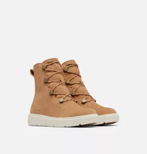 Sorel Women's Sorel Explorer III Joan Waterproof Boots-Tawny Buff, Chalk