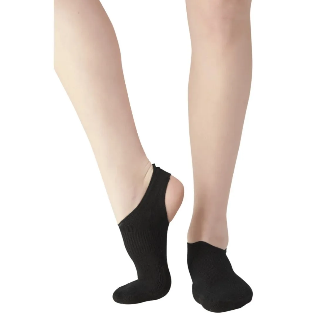 The Alpha Shock with Traction - Half Sole Dance Sock