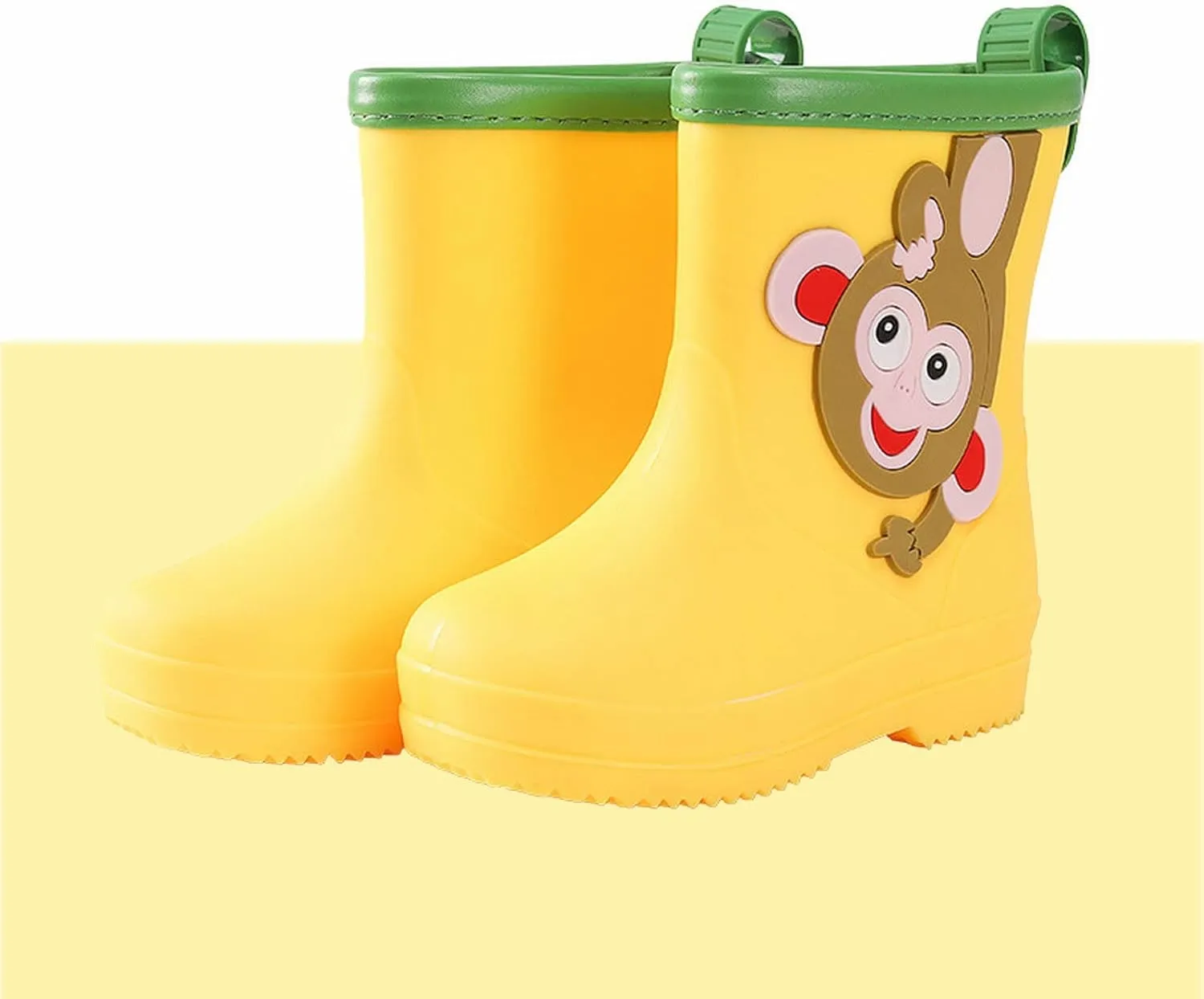 Toddler Cartoon Rain Boots for Boys Girls Lightweight Waterproof Mud Boots Kids Rain Shoes Baby Water Shoes
