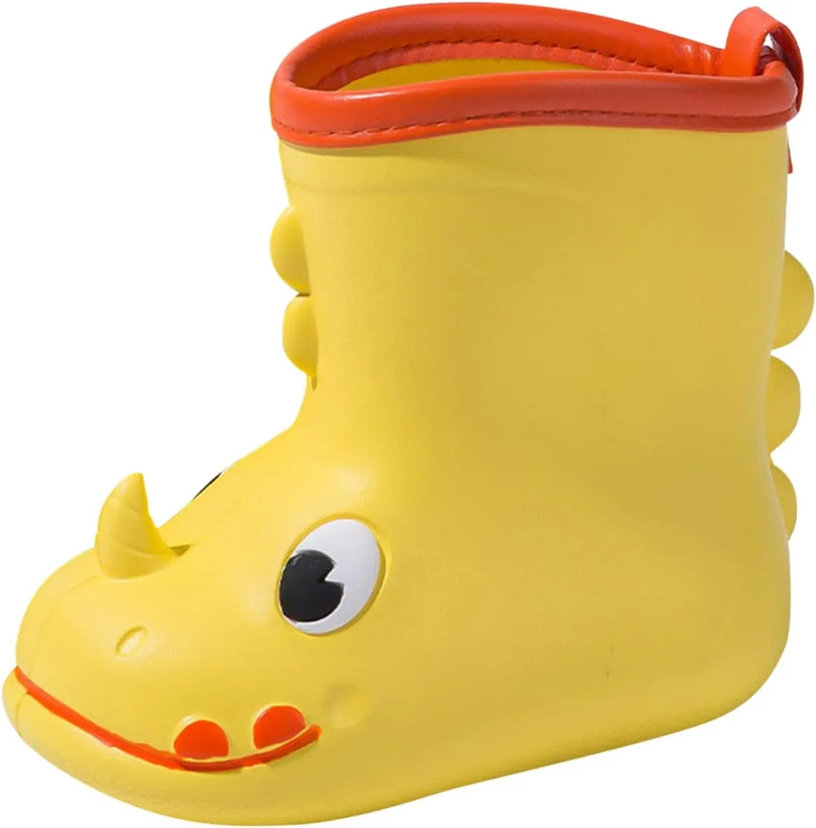 Toddler Girl Rain Boots Cartoon Animals Rain Boots Toddler Kids Rain Shoes Childrens Adorable (Yellow, 5.5-6 Years)