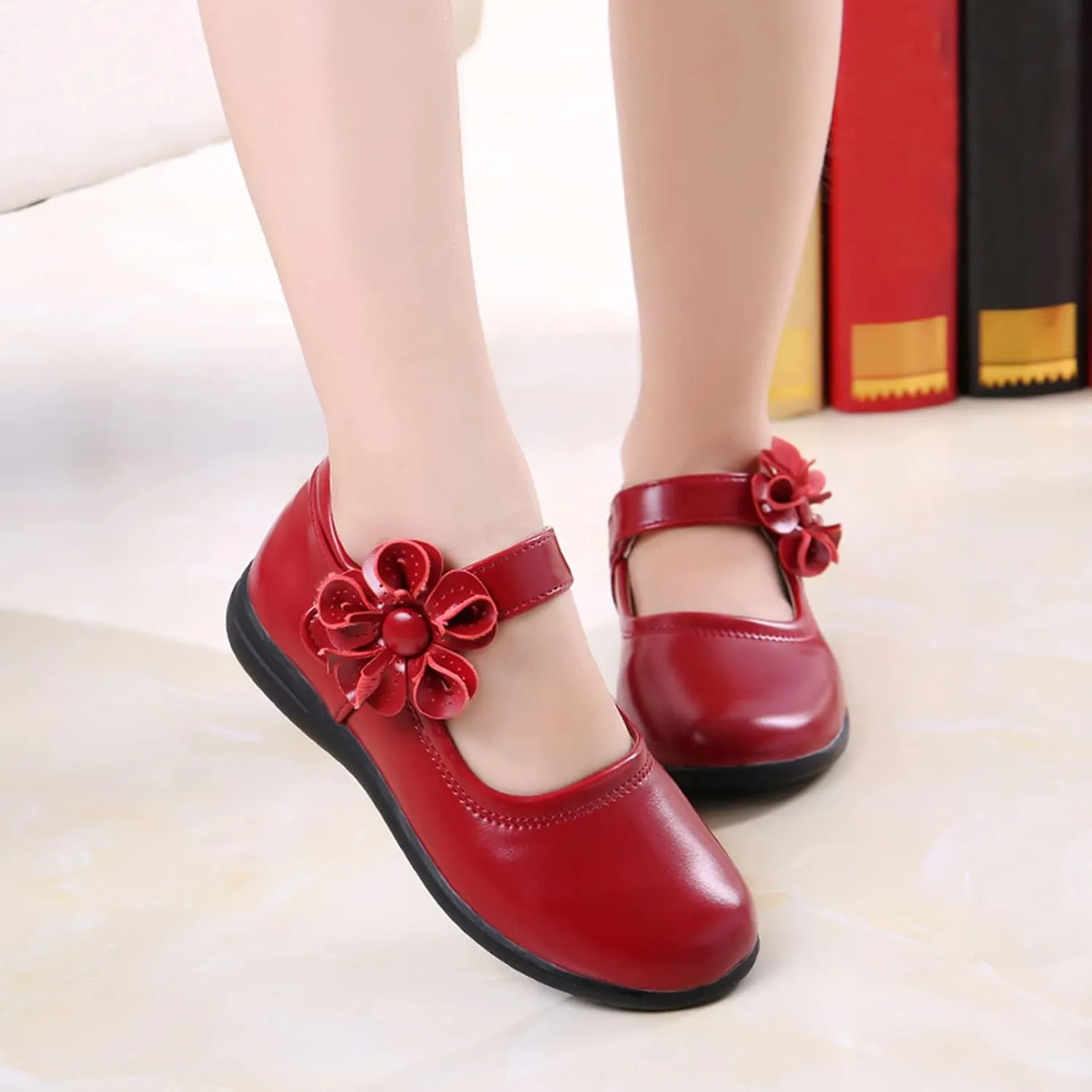 Toddler Girl Running Shoes Dance Single Shoes Children Kid Soft Baby Shoes Flower Girls Leather Baby Shoes 12 24 Month Shoes