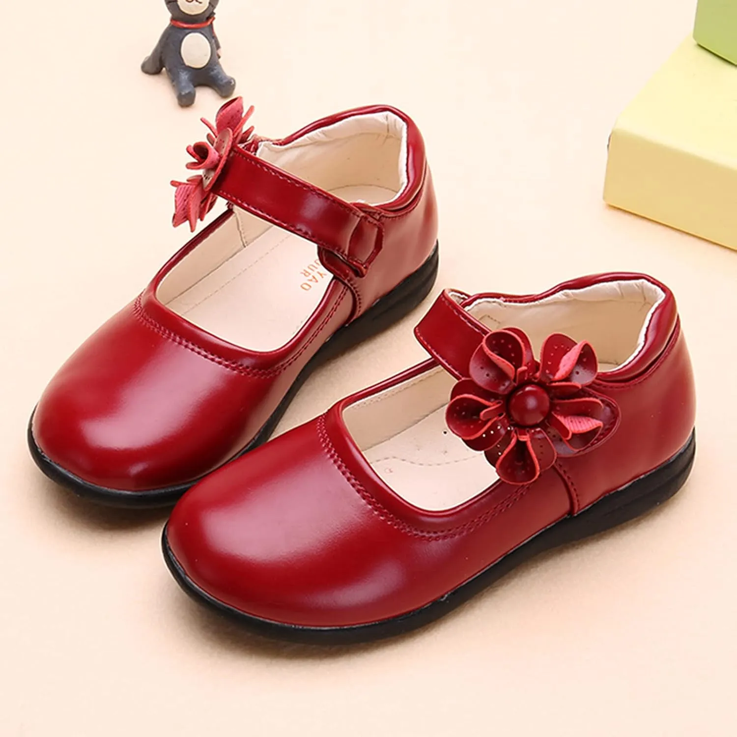 Toddler Girl Running Shoes Dance Single Shoes Children Kid Soft Baby Shoes Flower Girls Leather Baby Shoes 12 24 Month Shoes