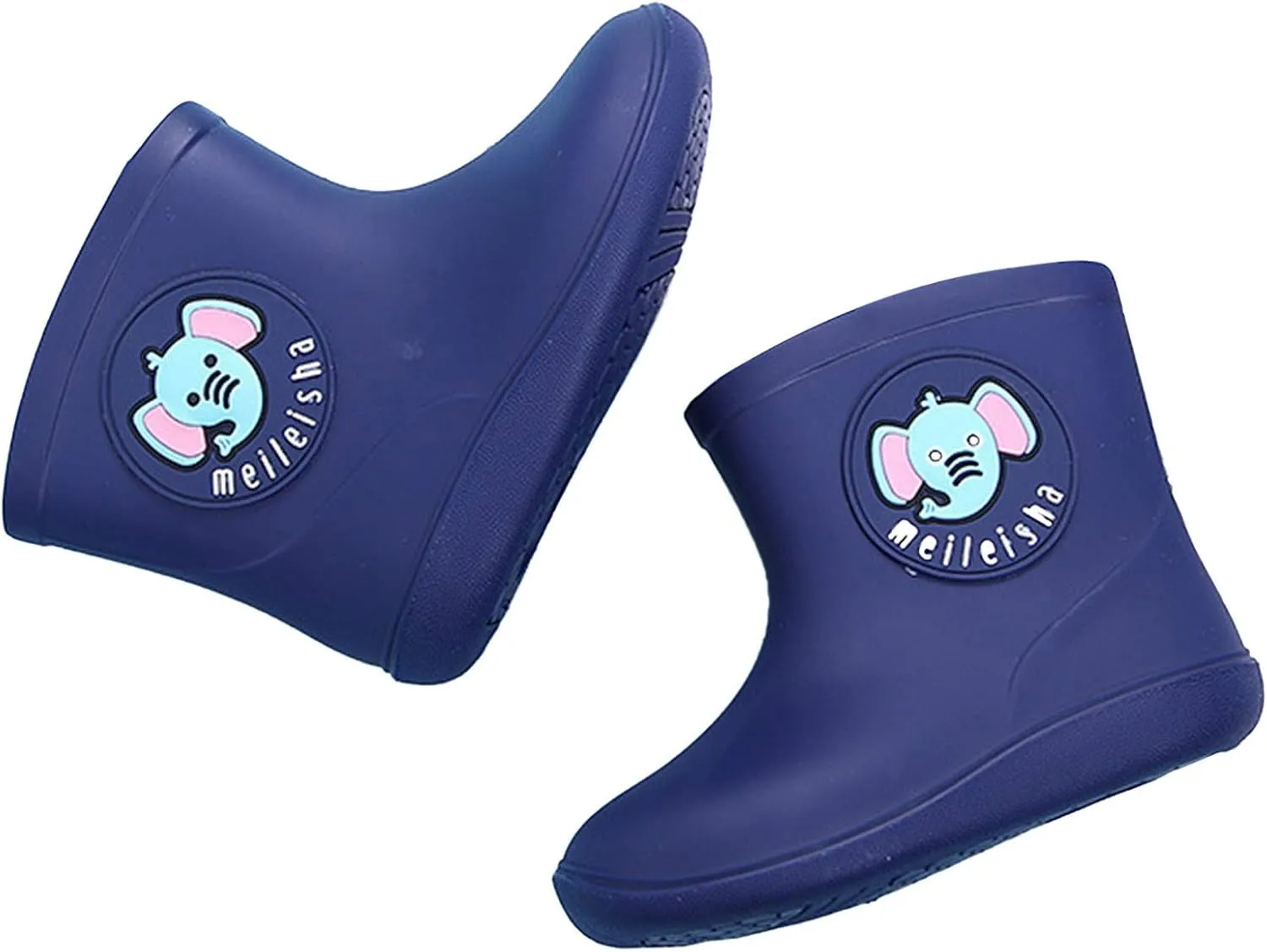 Toddler Kids Baby Girls Cartoon Rubber Waterproof Rain Non-Slip Shoes Rain Boots For 1-6 Years Old Toddler Rain Boots
