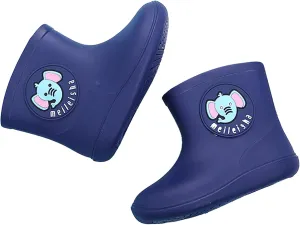 Toddler Kids Baby Girls Cartoon Rubber Waterproof Rain Non-Slip Shoes Rain Boots For 1-6 Years Old Toddler Rain Boots