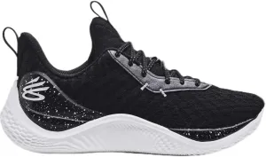 Under Armour Unisex Curry Flow 10 Team Basketball Shoes - UA Flow Cushioning Technology 5.5/7 Black/White