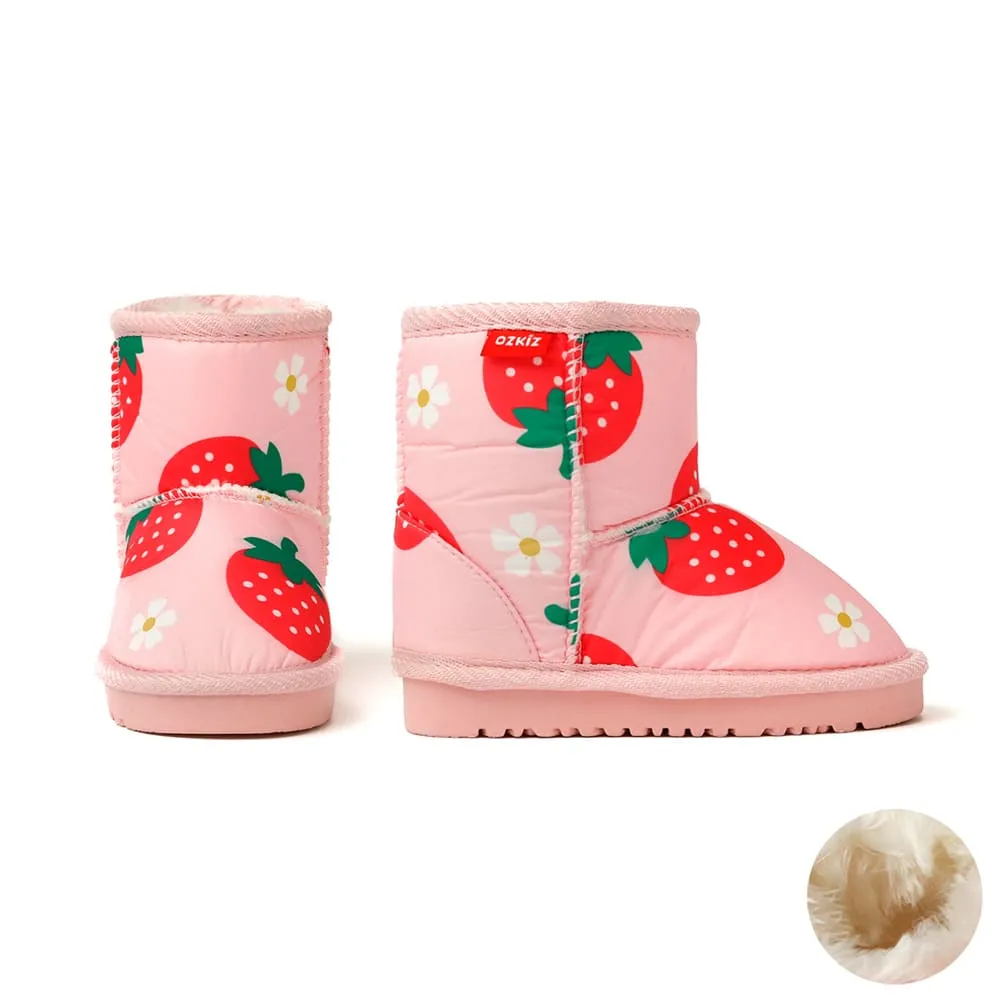 'Warm Strawberry' Fleece Ugg Boots