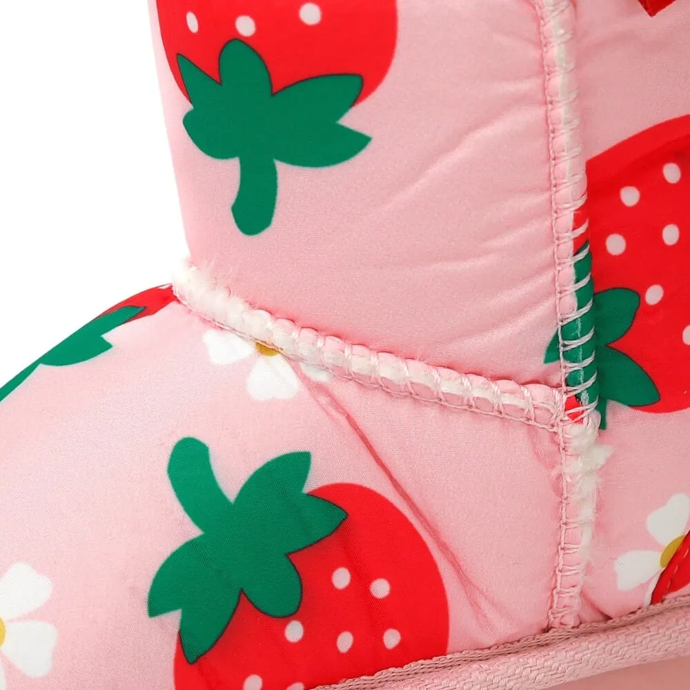 'Warm Strawberry' Fleece Ugg Boots