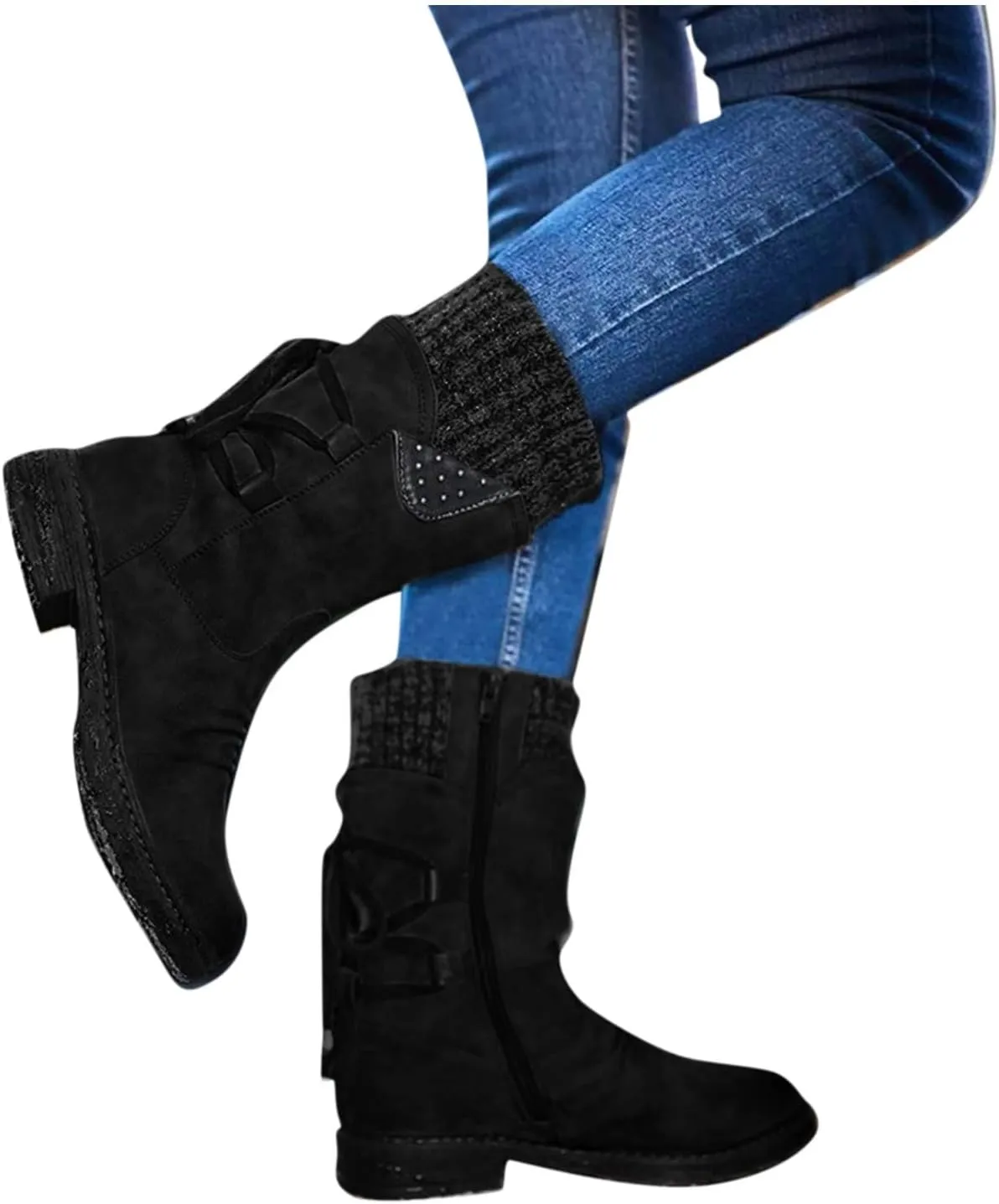 Waterproof Snow Boots for Women Cute Womens Boots Winter Fashion Woman Winter Boots with Fur Women's Snow Boots Anti-Slip Waterproof Botas De Invierno Para Mujer Elegantes