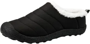 Winter Boots for Women Men Couple Warm Fur Lined Boots Waterproof Outdoor Ankle Booties Slip On Lightweight Boots