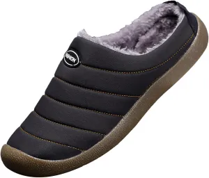 Winter Boots for Women Men Couple Warm Fur Lined Snow Boots Waterproof Slip On Lightweight Womens Boots Slippers