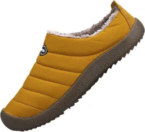Winter Boots for Women Men Couple Warm Fur Lined Snow Boots Waterproof Slip On Lightweight Womens Boots Slippers