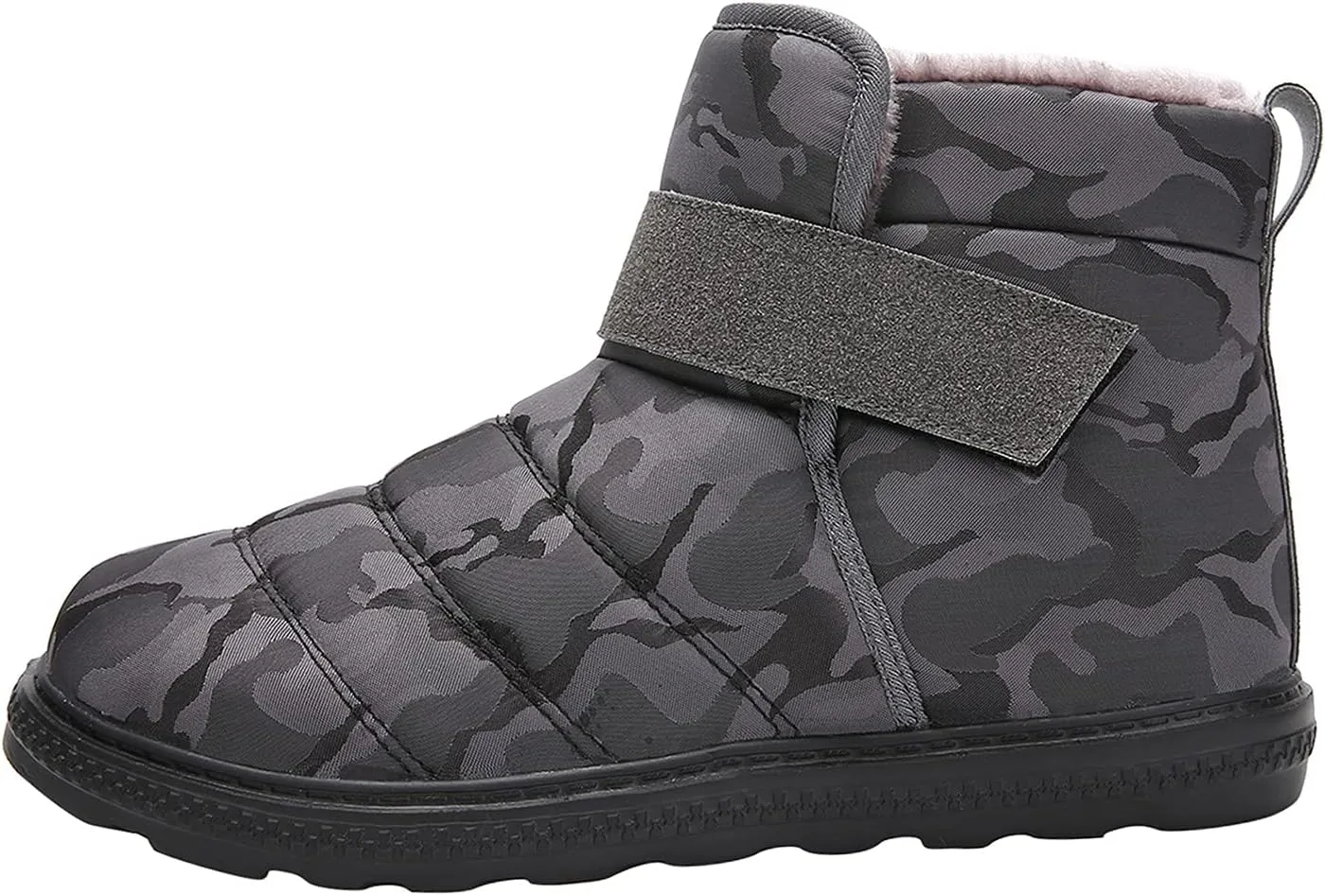 Winter Boots for Women Warm Fuzzy Fleece Lined Walking Ankle Snow Booties Waterproof Ankle Boots Outdoor Booties
