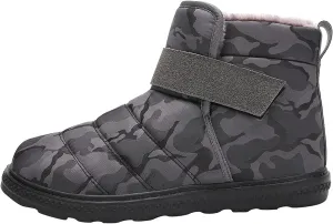 Winter Boots for Women Warm Fuzzy Fleece Lined Walking Ankle Snow Booties Waterproof Ankle Boots Outdoor Booties