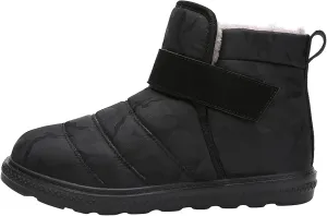 Winter Boots for Women Warm Fuzzy Fleece Lined Walking Ankle Snow Booties Waterproof Ankle Boots Outdoor Booties