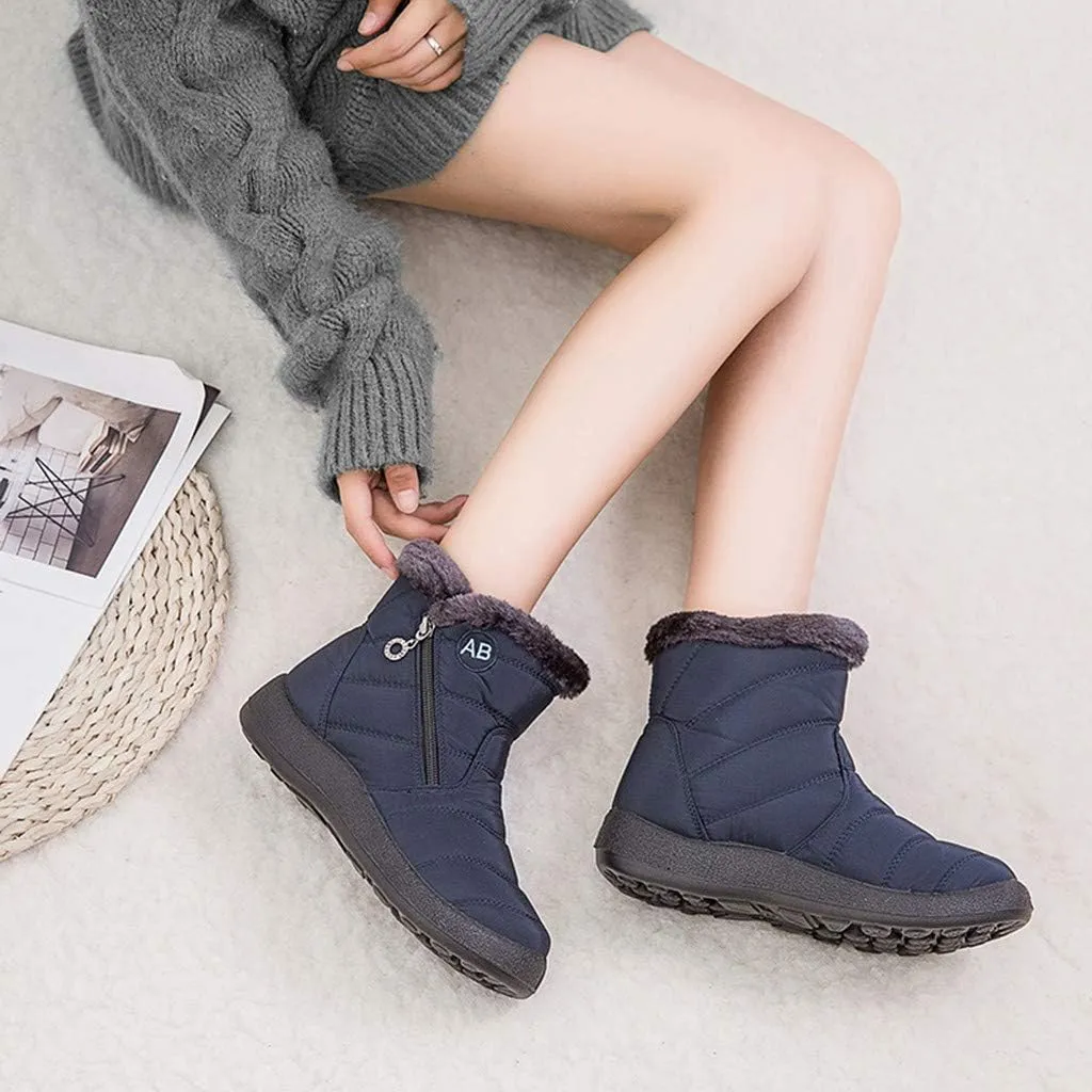 Winter Boots for Women Waterproof Size 12 Snow Boots for Women Size 11.5 Comfy Cute Winter Boots for Women Outdoor Slippers Boots for Women Waterproof Winter Boot Womens