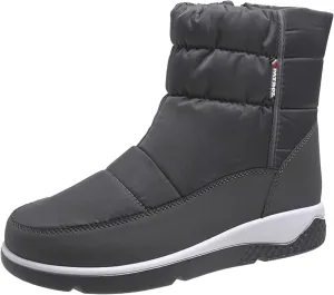 Winter Waterproof Boots for Woman Womens Winter Boots Wide Feet Womens Wide Width Snow Boots Waterproof Insulated Hiking Boots Women Waterproof Lightweight Wide Width Botas Para Nieve