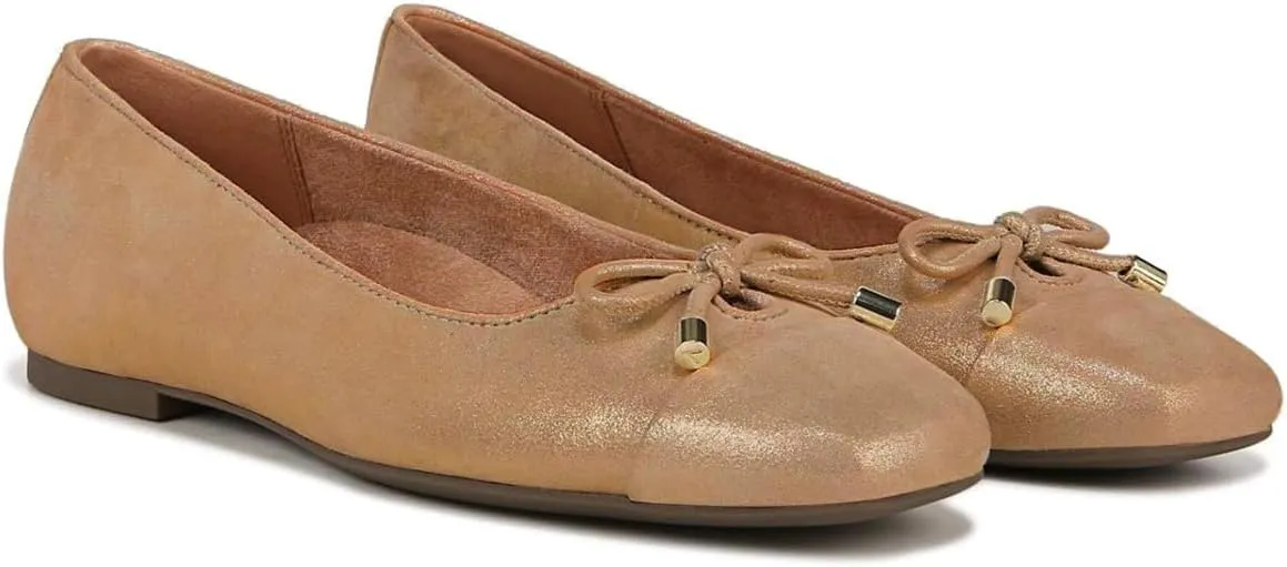 Women Glitter Bow Flats Square Closed Toe Slip On Ballet Flats Cap Toe Metallic Flat Shoes Matte Suede Office Work Flats Ladies Girls Club Driver Flats Dressy Comfort Daily Retro 4-11 M US