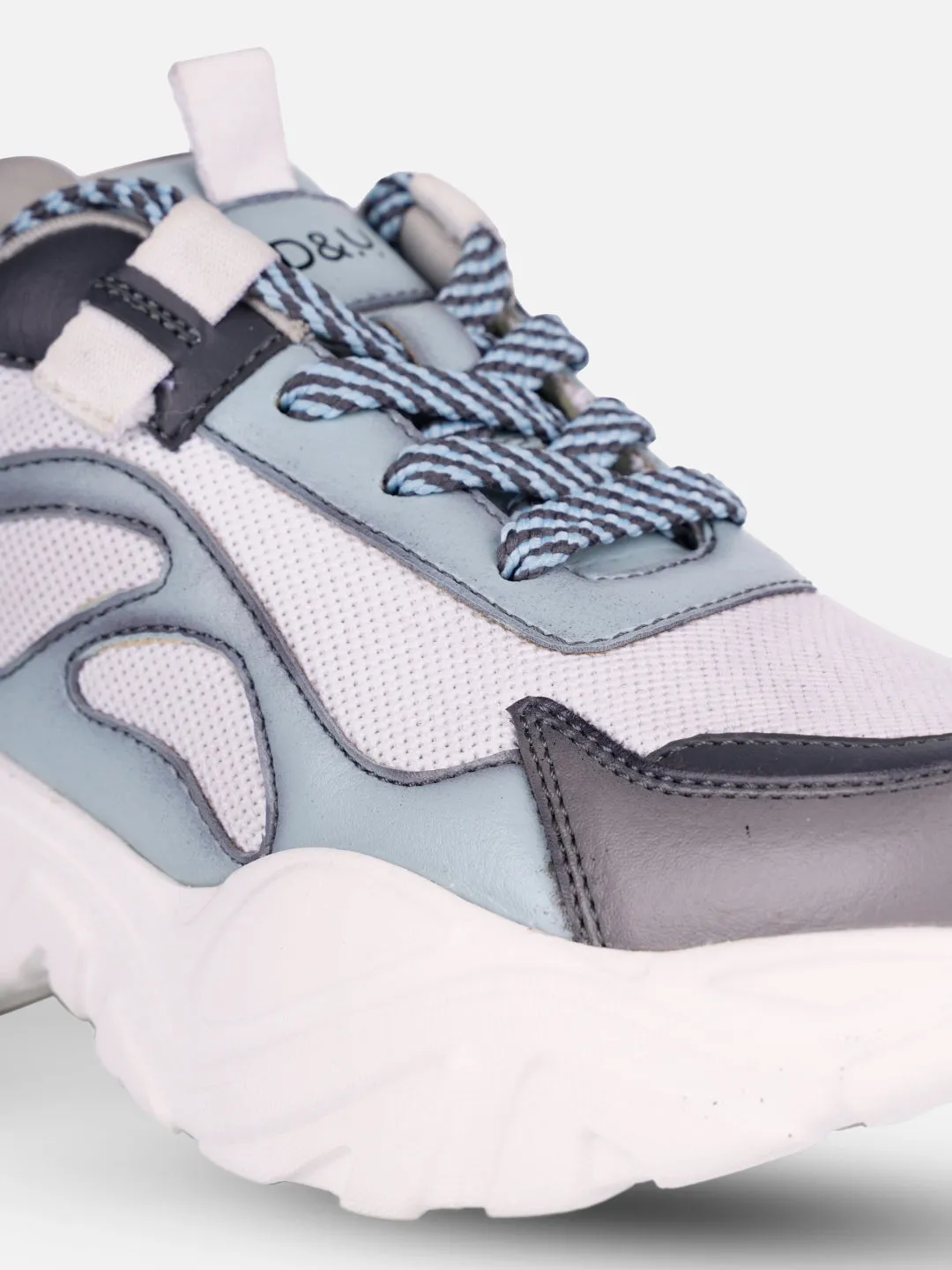 Women's Blue/Grey All Seasons Wearing Sneakers (IU1001)