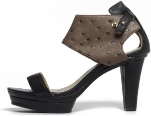 Women's Emerson Vegan Ankle Cuff Platform Sandal Black