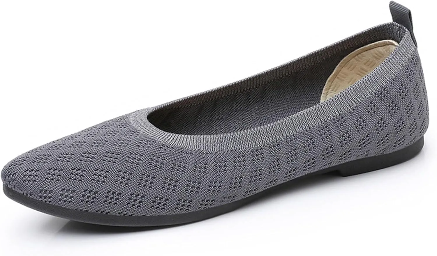 Women's Pointed Toe Slip On Casual Shoes Flat Ballet Comfortable Lightweight Everyday Wear for Dating Travel