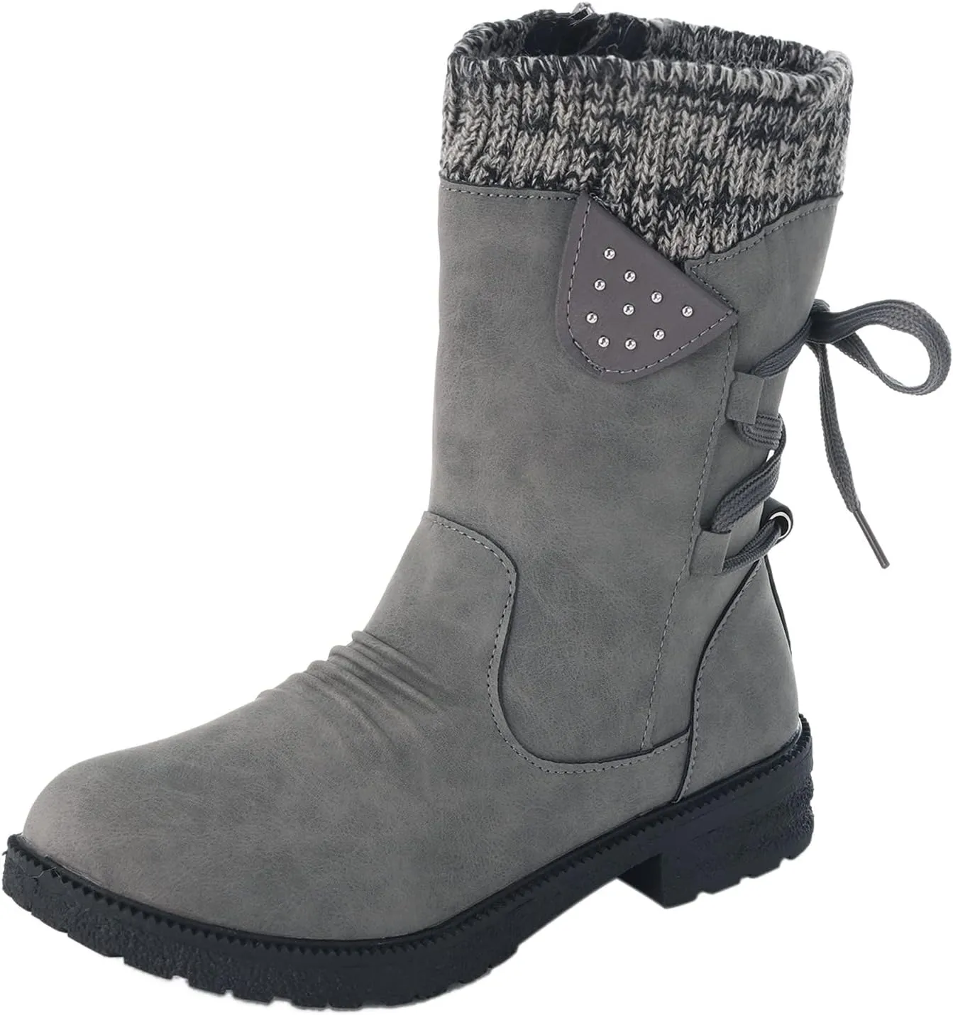 Women's Snow Boots Wide Width 9.5 Women's Snow Boots Ankle Short Fur Boots Womens Insulated Snow Boots Size 9 Outdoor Boots Women Brown Botas De Invierno Para Mujer Negras Largas