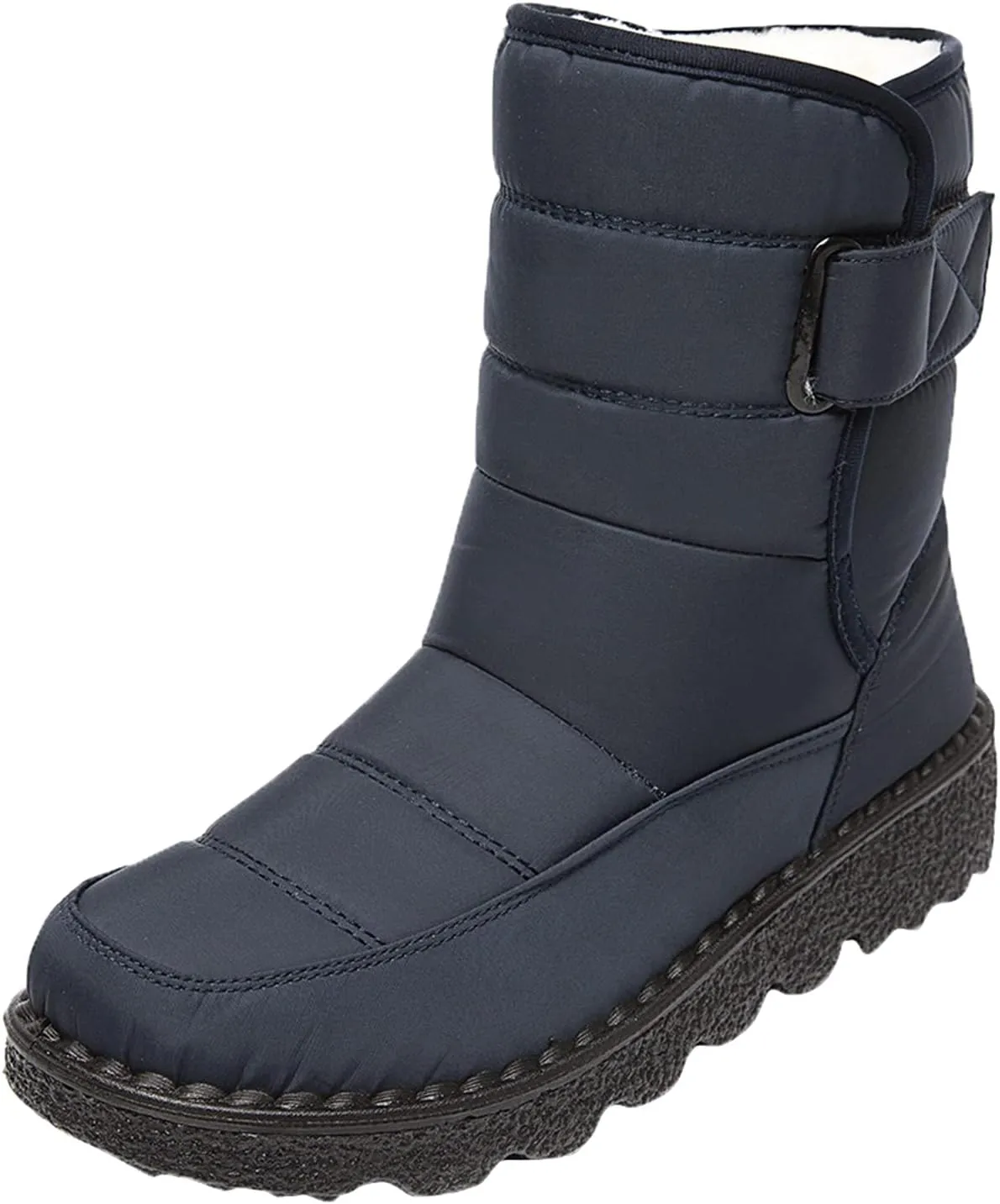 Womens Snow Boots Wide Width Zipper Size 9 Wide Calf Snow Boots for Woman Waterproof Snow Shoes for Women Outdoor Boots Women Knee High Waterproof Womens Boots Size 11
